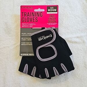 Bebe Sport Training Gloves. NWT
